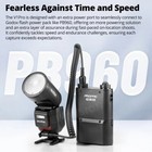 Godox V1pro-c s n f Round Head Flash Speedlite For Canon sony nikon fuji olympus
