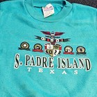 As Is  Vintage S  Padre Island Texas Sweatshirt 4t Toddler Crewneck 90s Blue V2a