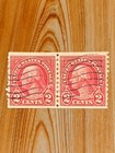 1923 United States 2c Stamp Scott  599a George Washington Used  lot Of 2   3135