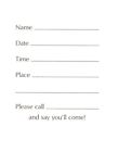 Tabby Kitty Cat Kitten Balloons Birthday Party Invitation Invitations - Set Of 3