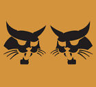 Bobcat Logo Vinyl Decal   Sticker 2-pack For Skid Steers  Excavators  Implements
