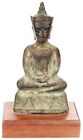Antique 16th 17th Century Burmese Bronze Buddha Statue Burma Southeast Asian Old
