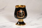 Vintage Silver Jubilee Commemorative Queen Elizabeth Ii 1977 Gold Goblet Cup