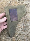 Rare Ww2 German Afrika Korps Tropical Canvas Pistol Holster  Hi Power Sauer