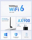 Usb Wifi Adapter For Desktop Pc - Ax900 Wi-fi 6 Dual Band 5g 2 4g Wireless Ad   