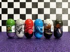 Mighty Beanz Marvel Lot Hulk Red Hulk Silver Surfer Storm Blade Mr Fantastic