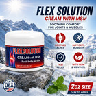 Flex Solution 2 Oz Topical Joint   Muscle Relief Cream With Msm   Menthol