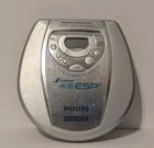 Philips Magnavox X-treme 45 Esp3 Portable Cd Player Dynamic Bass Boost Silver O