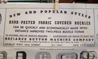 Store Advertising Poster 1950 Defiance Button Co Fabric Buckles Sewing Salesman