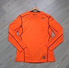 Nike Pro Combat Hypercool Shirt Mens M Terracotta Fitted Lightweight Compression