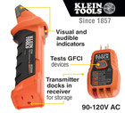 Klein Tools Digital Circuit Breaker Finder With Gfci Outlet Tester   et310 