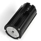 3 X 18650 Parallel Plastic Battery Holder Case Box Black For Powerful Flashlight