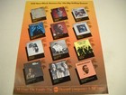 Jimmy Buffett Steely Dan Jim Croce Andy Kim Others 2-sided 1974 Promo Display Ad