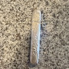 Antique Sterling Silver Floral Nouveau Needle Case With Chain Pre-1930 2 75   