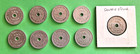 Vintage Lot Of 9 Washington State Sales Tax Tokens With One Double Struck