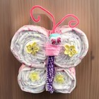Adorable Butterfly Diaper Cake Perfect  Best Baby Shower Gift  And Centerpiece