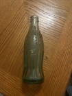 Vintage 6oz Embossed 8  Tall Green Coca Cola Coke Bottle  emporia Va  