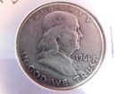 1961 D Franklin Half Dollar - Fine Circulated Condition - 90  Silver