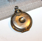 Circa 1950 s-1960 s Sterling Silver Engraved art Etched Communion Wafer Pyx