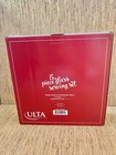 Ulta Beauty 5 Piece Glass Serving Set  4 Plates   1 Serving Platter  - Brand New