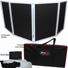 Prox Xf-4x3048w Mk2 Aluminum Dj Facade Includes White   Black Scrims   Carry Bag