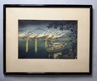 Tsuchiya Koitsu Japanese Woodblock Print  cormorant Fishing On The Nagara River 
