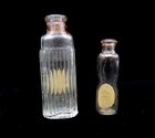2 Vintage Miniature Baer   Co Real Perfume Collectible Empty Bottles