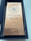 Mint Of Mk  In Copper We Trust  Kilo   999 Fine Copper W  Presentation Box   Coa