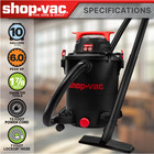 Industrial Vacuum Cleaner 10 Gallon 6 0php Wet Dry Vac