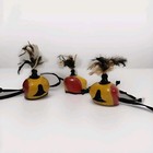 New Falconry Hood Dutch Plume Hand Stitched  mustard red   all Sizes Available 