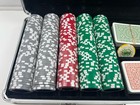 501 Heavy Duty 13 Gram Poker Chip Set With Case   69 Chips   2 Decks   Markers