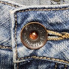 Vintage Y2k Blue Collection Skirt Womens 33 Blue Denim Cargo Front Slit Mini