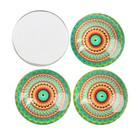 200 Pcs 12mm 16mm Random Mixed Mosaic Printed Glass Half Round Dome Cabochons