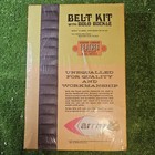 New Sealed Vintage 1971 Arrow Belt Kit Black Cowhide Leather W  Bold Buckle