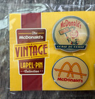 Vintage Mcdonald s Lapel Pin Collection Set Of 4 Ronald Mcdonald Logo Moc
