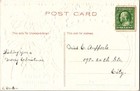 1900 s Antique Christmas Postcard - Hand Written Message - One Cent Stamp Usa