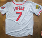 Kenny Lofton  7 Cleveland Indians 1995 World Series Home White Men Xl Jersey       