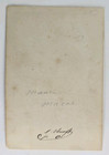 Rare Antique Cdv Photo North African Moroccan Moorish Man A Chauffy Signed