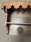 Antique Walnut Eastlake Style Wooden Shelf