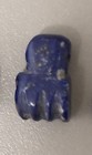 Large 15mm Egyptian Blue Lapis Lazuli Hand Of The Pharaoh Amulet  1352-1336bc