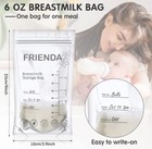 600 Count Breastmilk Storage Bags 7 Oz Breast Milk Storage Bags For Breastfeedin