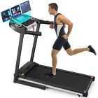 Electric Treadmill Folding Heavy Duty Running Machine With Manual auto Incline    