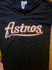 Vintage Houston Astros Majestic Jersey Shirt Black 2 Button  27 Herrick Women L