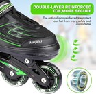 Patines En L  nea Ajustables Para Exteriores Con Ruedas Totalmente Iluminadas New