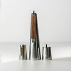 Rare Modern 50 s Paul Evans Pewter Raymor 3 Pc Coffee Set Rosewood Handles  Mark