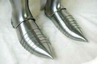 Medieval Leg Armor Steel Warrior Larp Greaves Knight Armor Sabatons Cosplay Sca