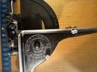Antique H c  Hansen Rule Mitering Machine 1903 Letterpress Tool Gold Pinstripe