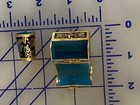 Rare Vintage Cloisonn   Brass   Enamel Collectible Thimble In Matching Chest
