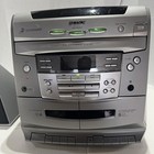 Vtg Sony Cfd-c1000 Boombox 3 Cd Changer Dual Cassette Am fm Gr