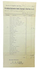 Antique 1919 New York G a r  Invoice Grand Army Republic Quartermaster General
